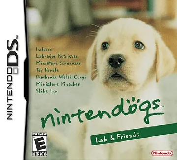 Nintendogs - Lab & Friends (USA) box cover front